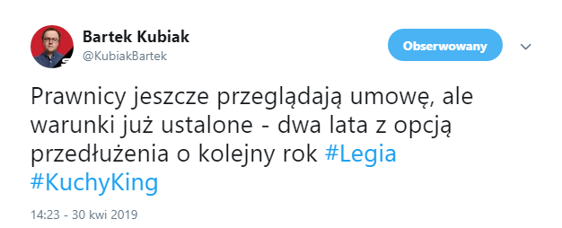 Legia PODJĘŁA decyzję w sprawie Kucharczyka